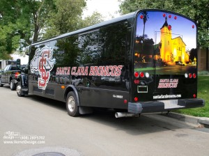 Santa Clara University Bus Wrap